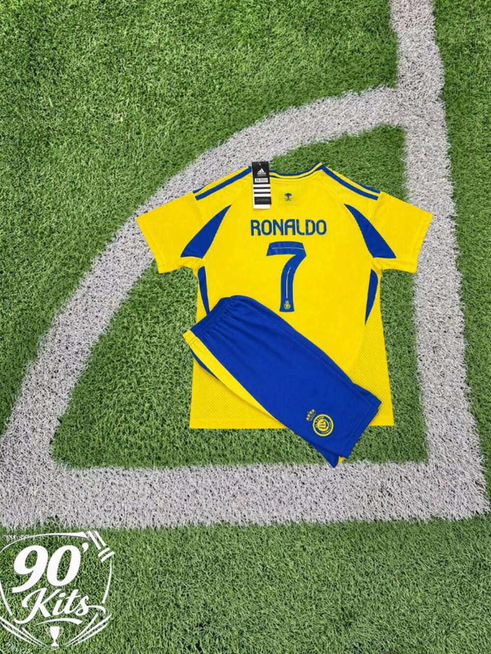 Al Nassr Cristiano Ronaldo Kids Soccer Jersey & Shorts Set